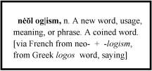 neologism-definition